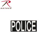 Rothco Police Patch With Hook Back