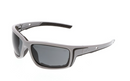 MCR Swagger® SR5 Series Gray Foam Lined Safety Glasses Gray MAX6 Anti-Fog Polarized Lenses Spoggle Strap Slot on Temples