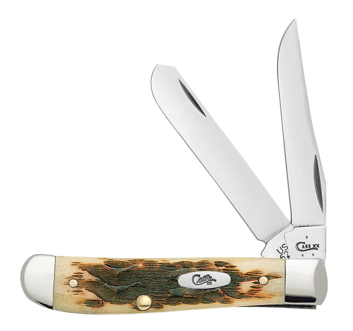 Mini Trapper Peach Seed Jig Amber Bone Case