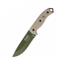 ESEE-5P-E (Black Blade, Plain Edge, Kydex Sheath)