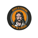 VOODOO TACTICAL JESUS IS COMING AND HE'S PISSED RUBBER PATCH (2.5)