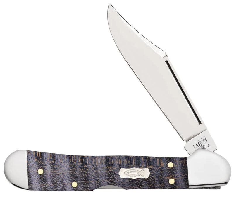 Case Smooth Purple Curly Maple Mini CopperLock 80545