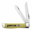 Case Yellow Synthetic Mini Trapper John 3:16