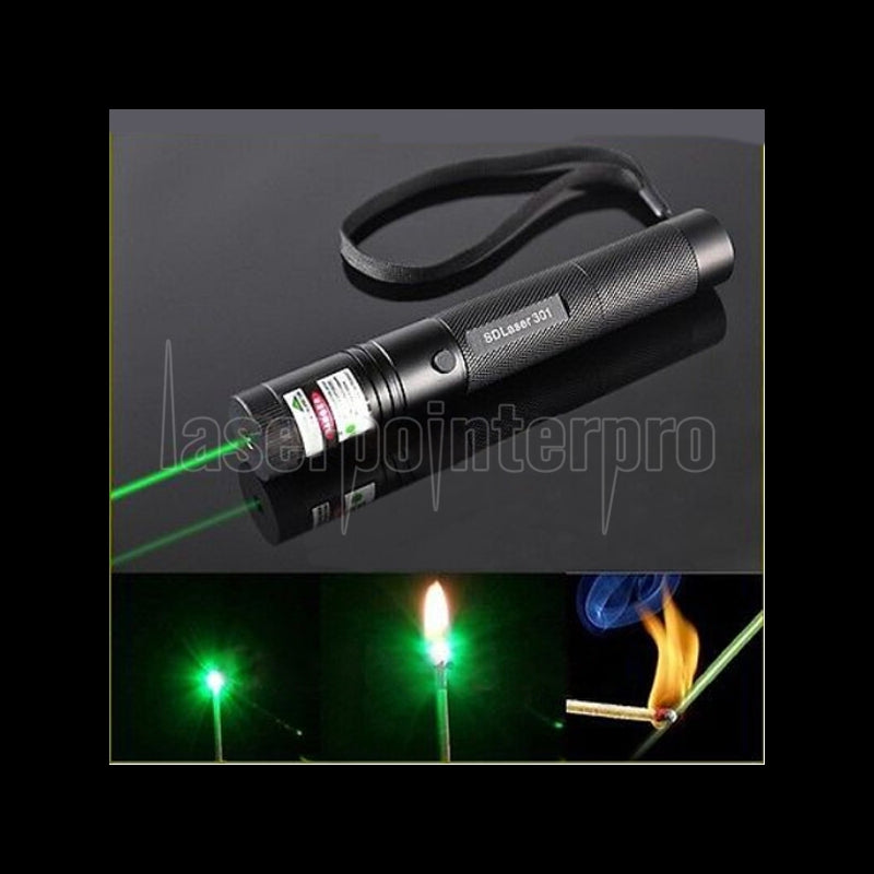 Green Laser 100mW 532nm Green Beam Light Single-point Laser Pointer Pen Black