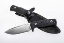 Lion Steel T5: fixed blade tactical knife - Black micarta, satin-finished blade